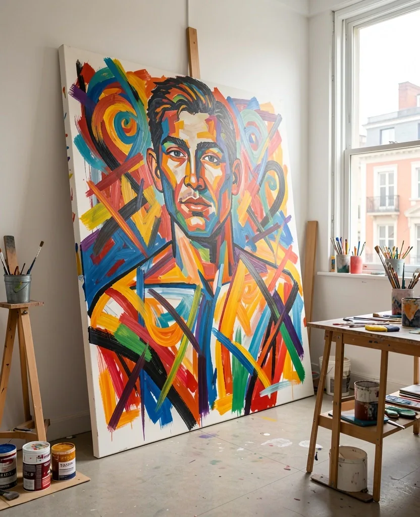 Estilo artístico modernista latinoamericano generado por IA